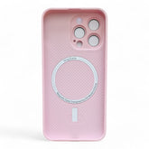 Husa din sticla Premium AG Glass MagSafe - PINK